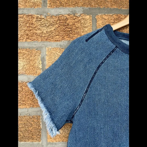 RAG & BONE Denim T-Shirt Dress small - Picture 5 of 11